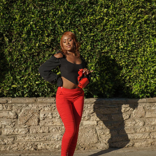 RED PANTS 