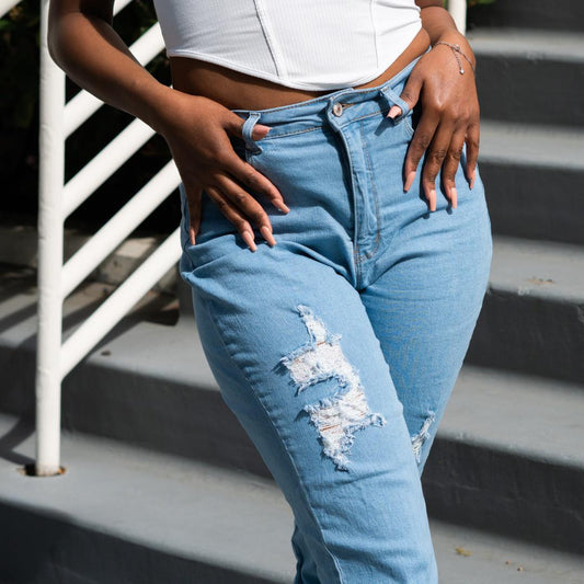 High Waist Mom Jeans 